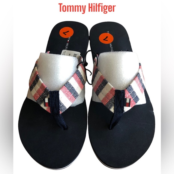 🆕 Tommy Hilfiger Sandals - Picture 1 of 5